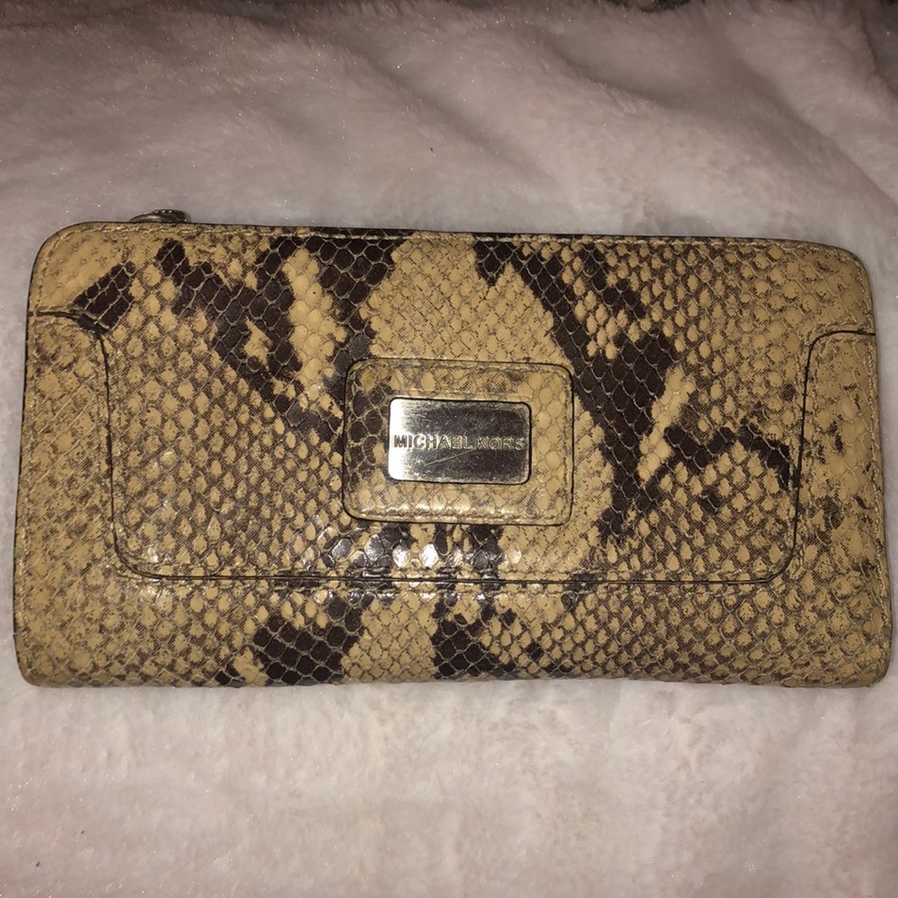 Michael Kors Snake Print Wallet